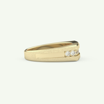 0.28 CT Round Shaped Flush Setting Lab Grown Diamond Wedding Band For Men 2