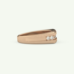 0.28 CT Round Shaped Flush Setting Lab Grown Diamond Wedding Band For Men 8