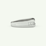 0.28 CT Round Shaped Flush Setting Lab Grown Diamond Wedding Band For Men 14