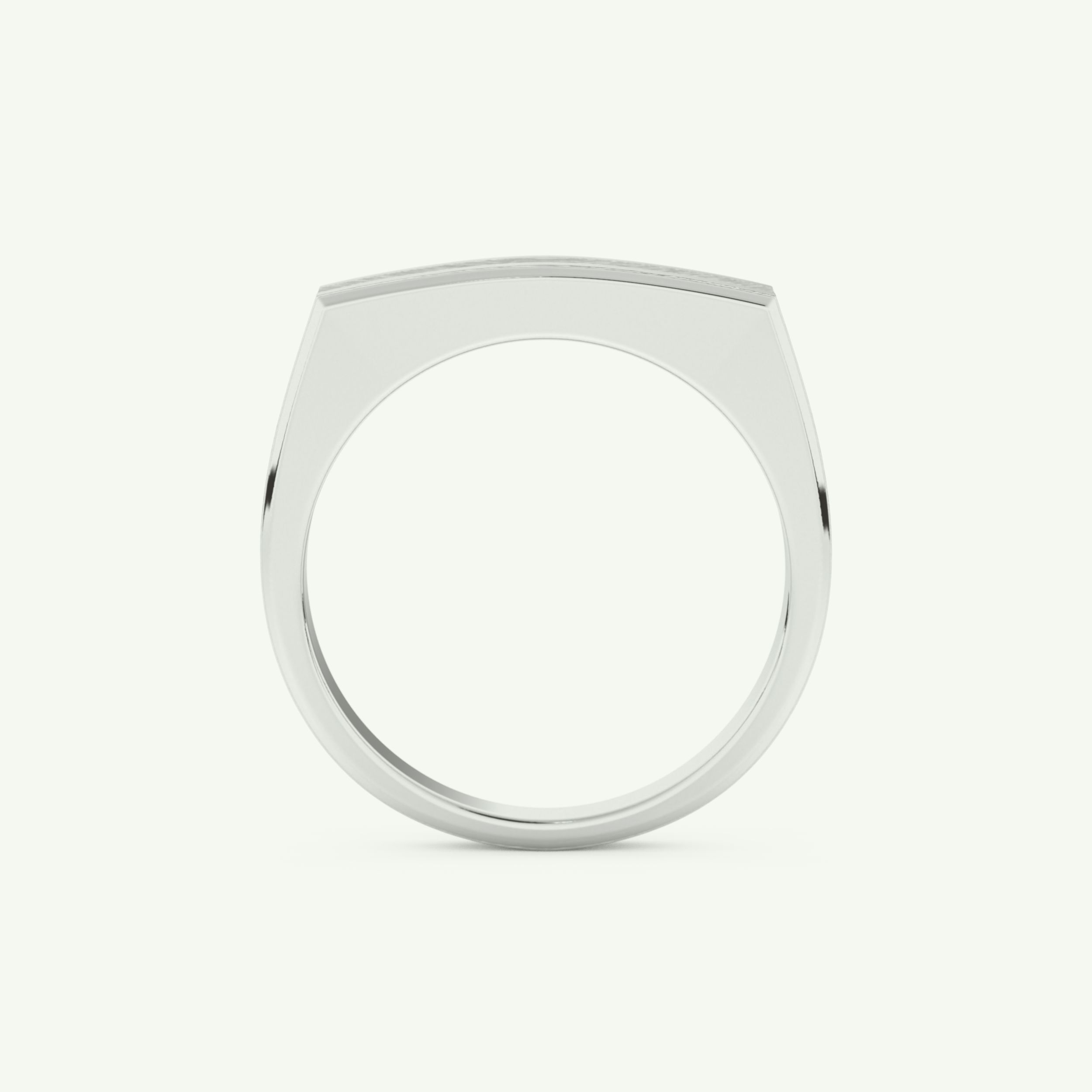 0.28 CT Round Shaped Flush Setting Lab Grown Diamond Wedding Band For Men 17