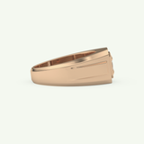 0.5 TCW Princess Lab-Grown Diamond Signet Setting Wedding Ring