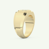 0.46 TCW Round & Baguette Lab-Grown Diamond Multi Stone Wedding Ring