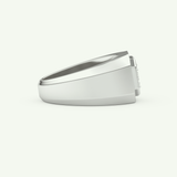 0.46 TCW Round & Baguette Lab-Grown Diamond Multi Stone Wedding Ring