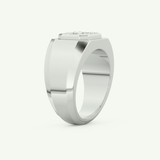 0.46 TCW Round & Baguette Lab-Grown Diamond Multi Stone Wedding Ring