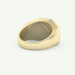 2.36 CT Oval Shaped Halo Lab Grown Diamond Wedding Band For Men 3