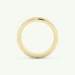 Patterned Wedding Band For Men 5