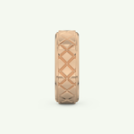 Patterned Wedding Band For Men 12