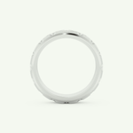 Patterned Wedding Band For Men 17