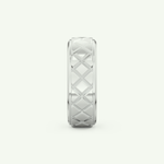 Patterned Wedding Band For Men 18