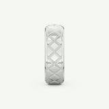 Patterned Wedding Band For Men 18