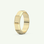 Patterned Lab Grown Diamond Wedding Band For Men 4