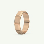Patterned Lab Grown Diamond Wedding Band For Men 10