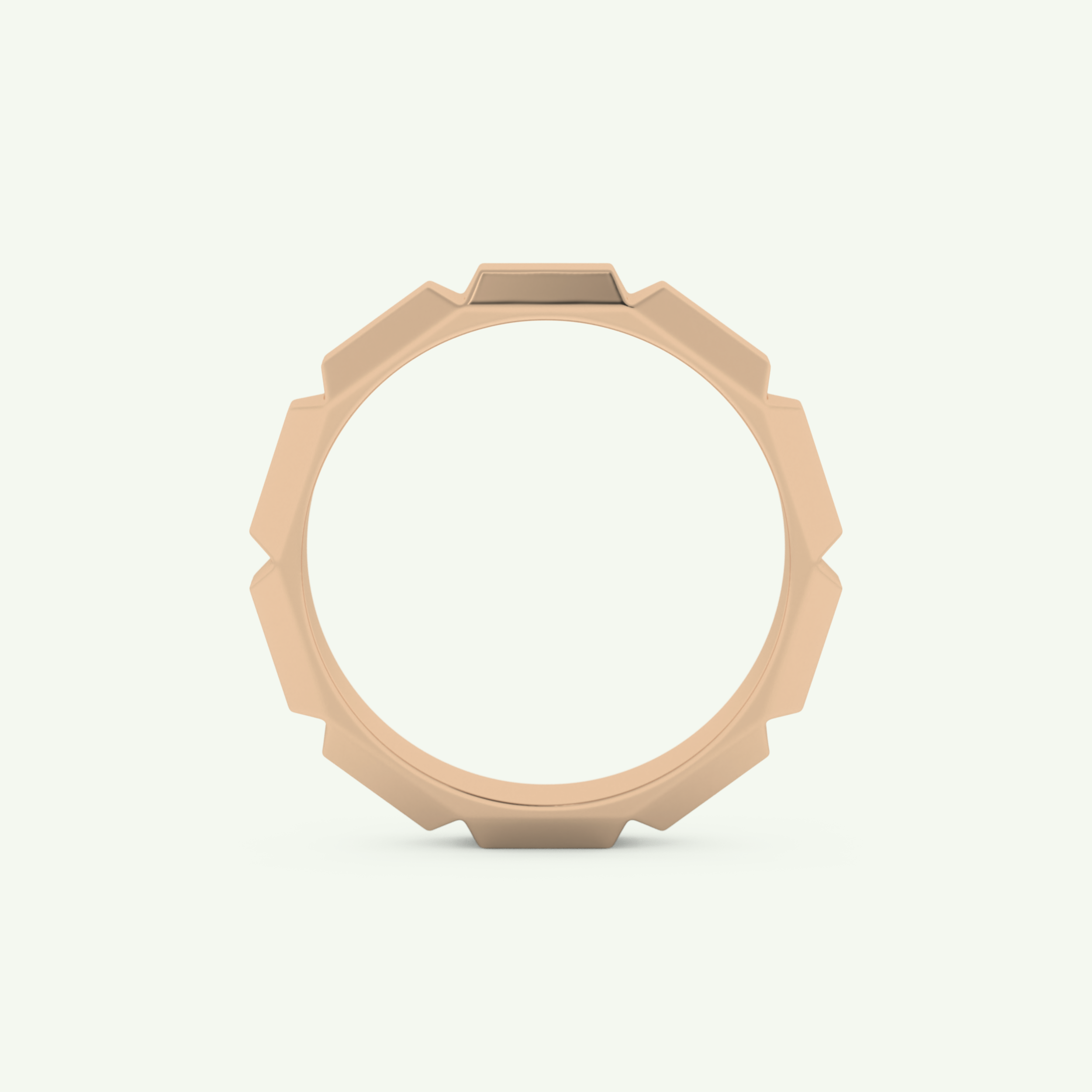 Patterned Lab Grown Diamond Wedding Band For Men 11