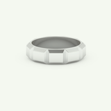 Patterned Lab Grown Diamond Wedding Band For Men 15