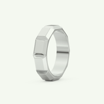 Patterned Lab Grown Diamond Wedding Band For Men 16