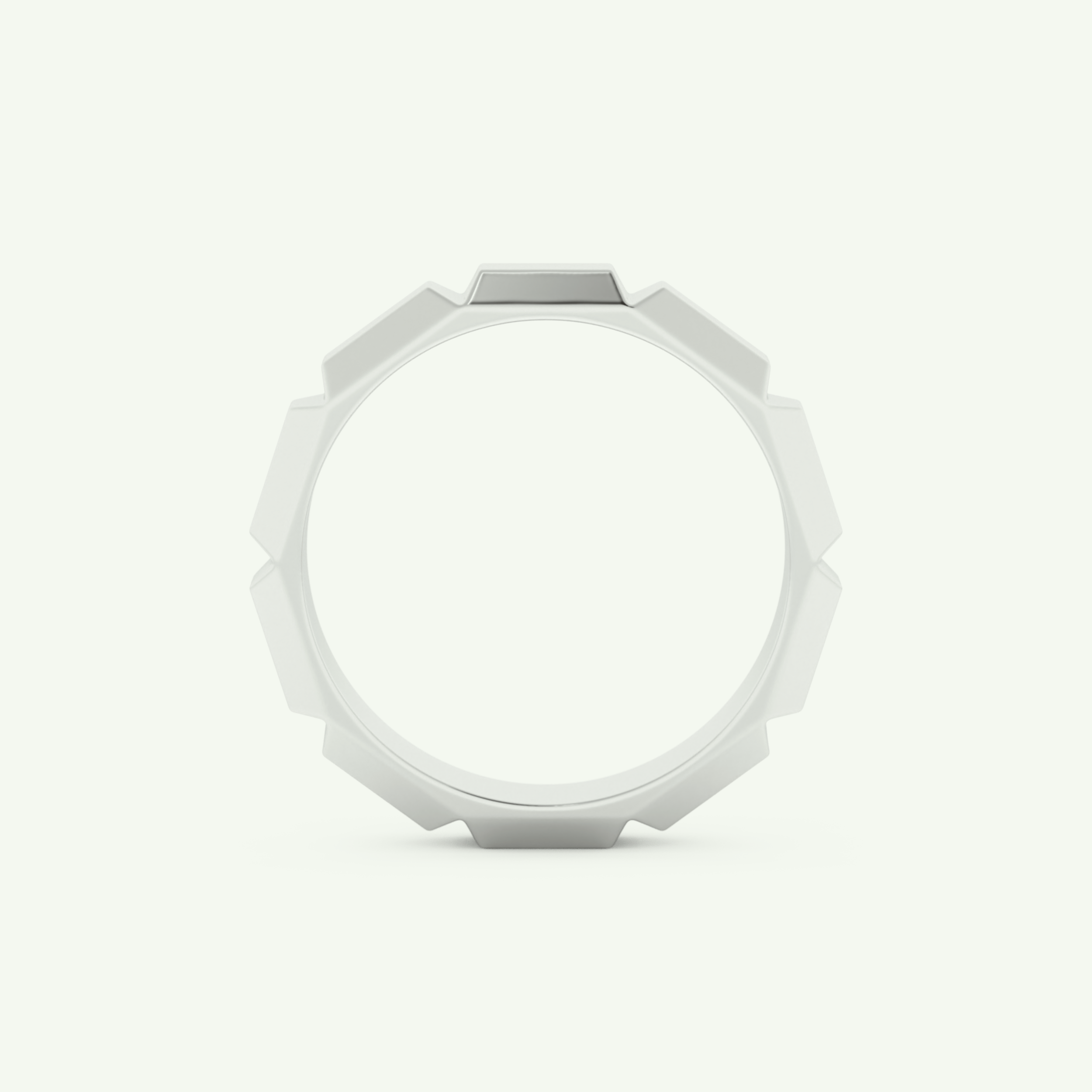 Patterned Lab Grown Diamond Wedding Band For Men 17