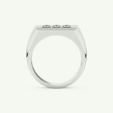 0.536 TCW Princess Lab-Grown Diamond Channel Setting Wedding Band