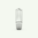 0.536 TCW Princess Lab-Grown Diamond Channel Setting Wedding Band