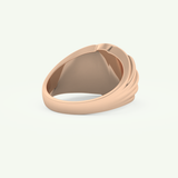 0.417 CT Round Shaped Multi Stone Lab-Grown Diamond Engagement Ring For Men