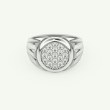 0.417 CT Round Shaped Multi Stone Lab Grown Diamond Wedding Band For Men 13