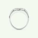 0.417 CT Round Shaped Multi Stone Lab Grown Diamond Wedding Band For Men 17