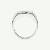 0.417 CT Round Shaped Multi Stone Lab Grown Diamond Wedding Band For Men 17