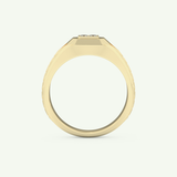 0.381 CT Round & Princess Shaped Patterned Lab Grown Diamond Wedding Band For Men 5