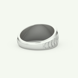 0.381 CT Round & Princess Shaped Patterned Lab Grown Diamond Wedding Band For Men 15