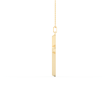 0.193 TCW Round Lab-Grown Diamond Cross Necklace 3