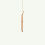 0.193 TCW Round Lab-Grown Diamond Cross Necklace