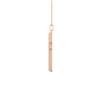 0.193 TCW Round Lab-Grown Diamond Cross Necklace 7