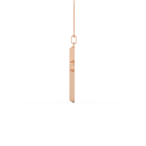 0.193 TCW Round Lab-Grown Diamond Cross Necklace 7