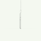 0.193 TCW Round Lab-Grown Diamond Cross Necklace