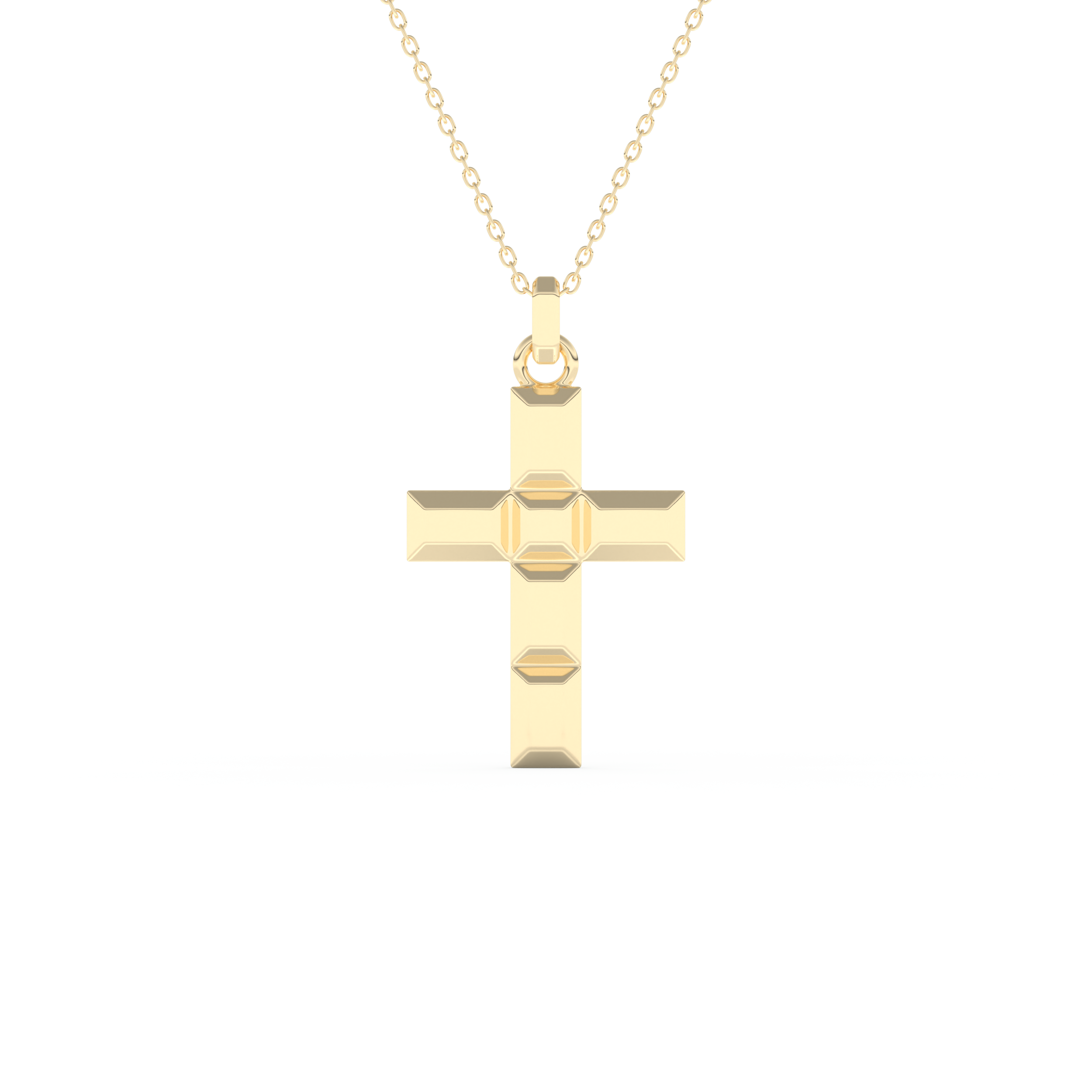 Simple Cross Pendant Necklace 1