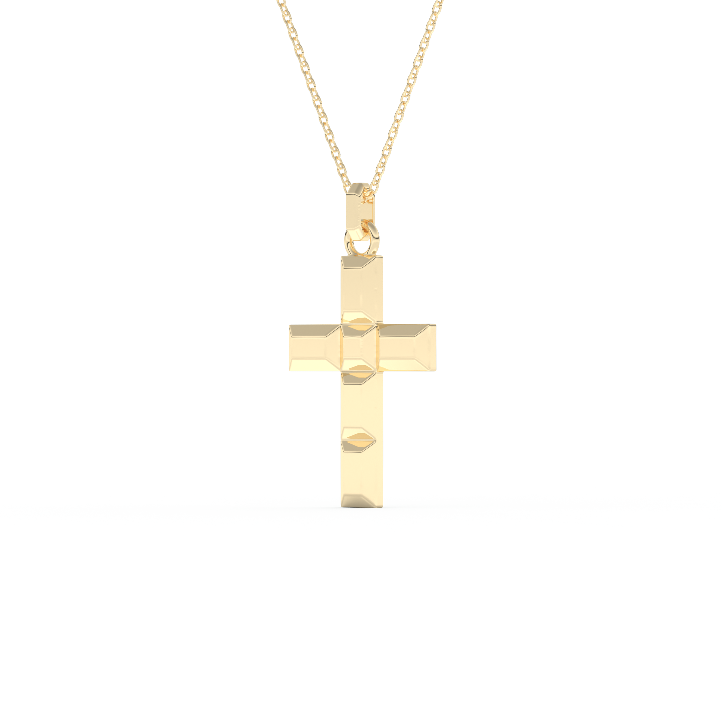 Simple Cross Pendant Necklace 2