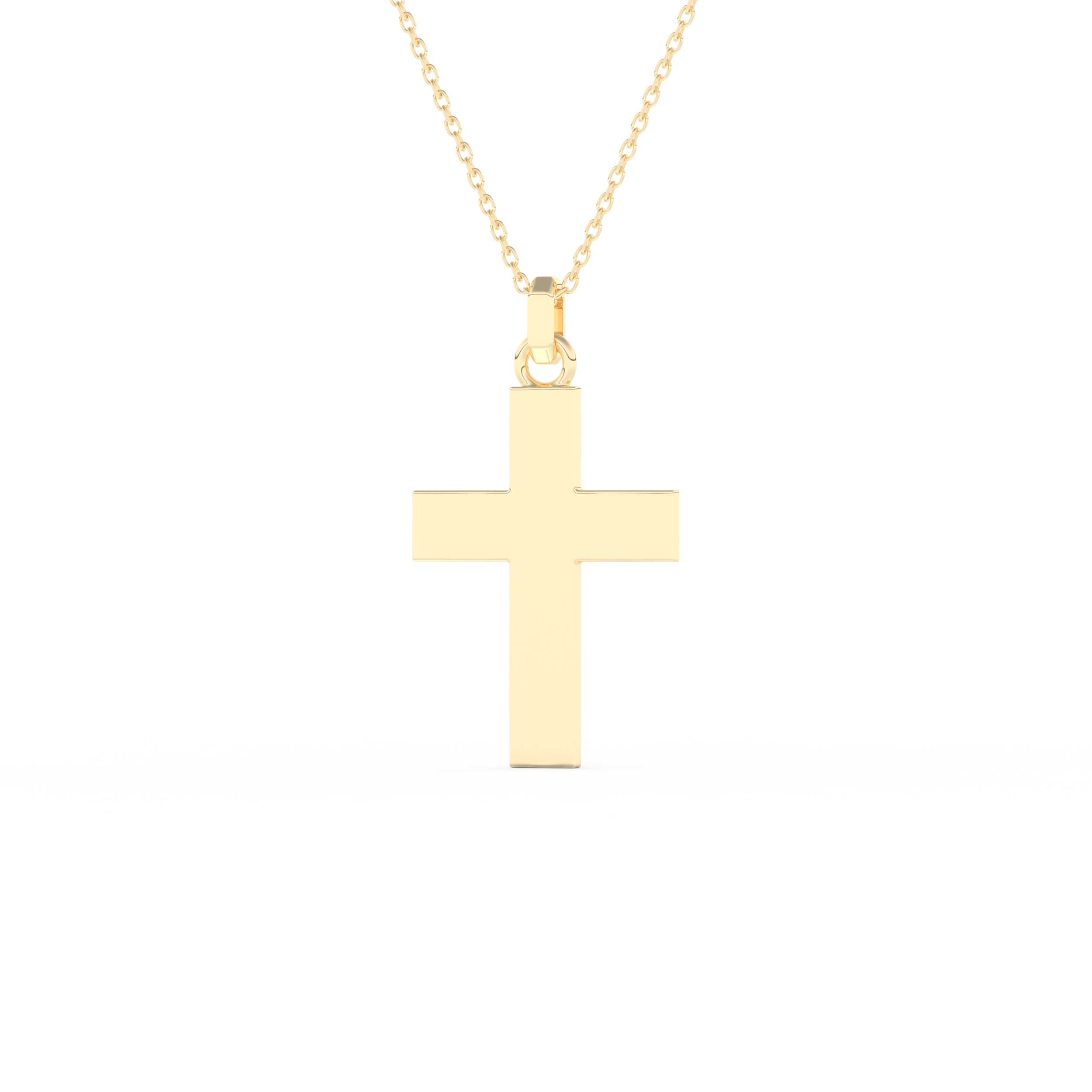 Simple Cross Pendant Necklace 4