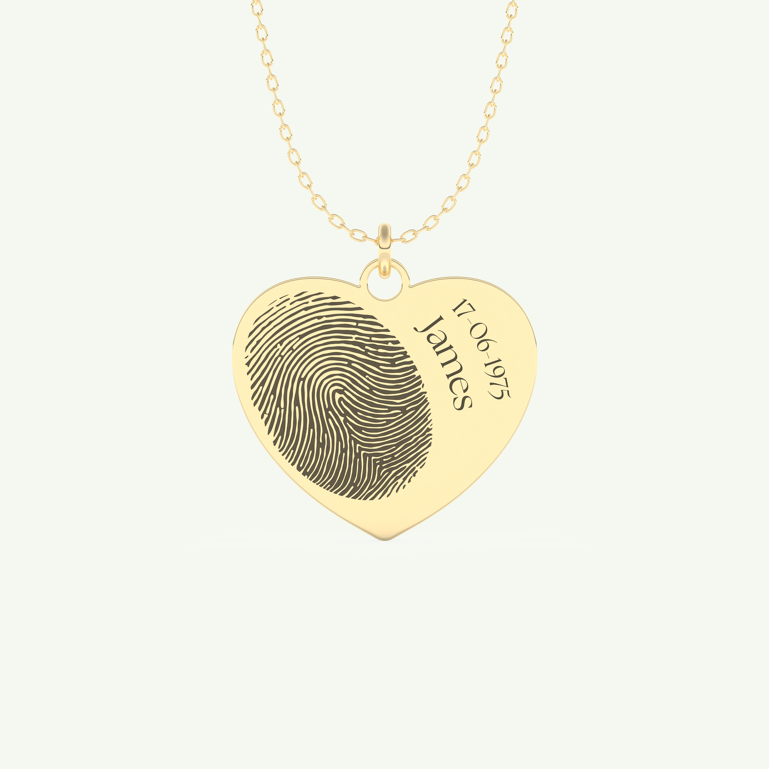 Classic Engravable Pendant Necklace 1