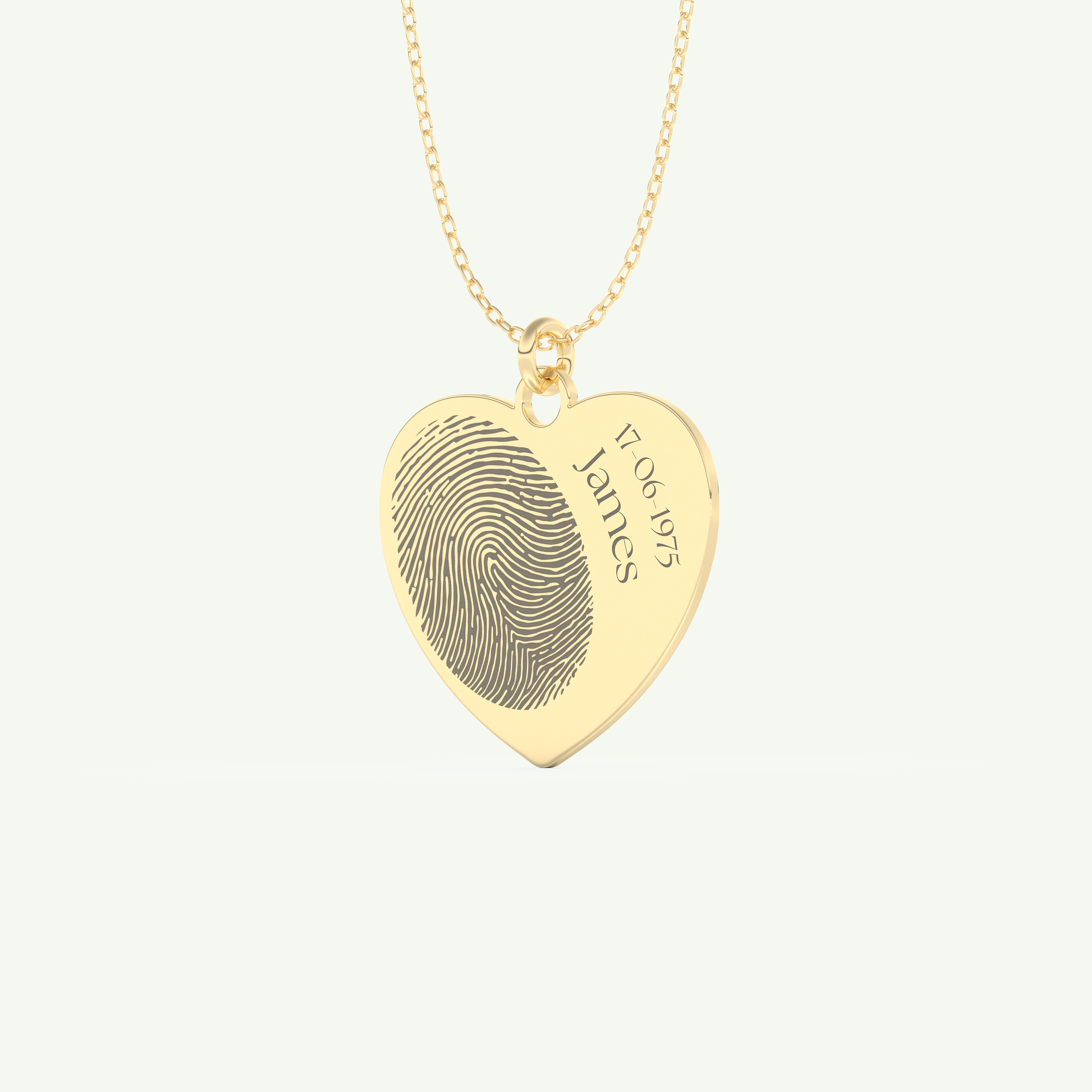 Classic Engravable Pendant Necklace 2
