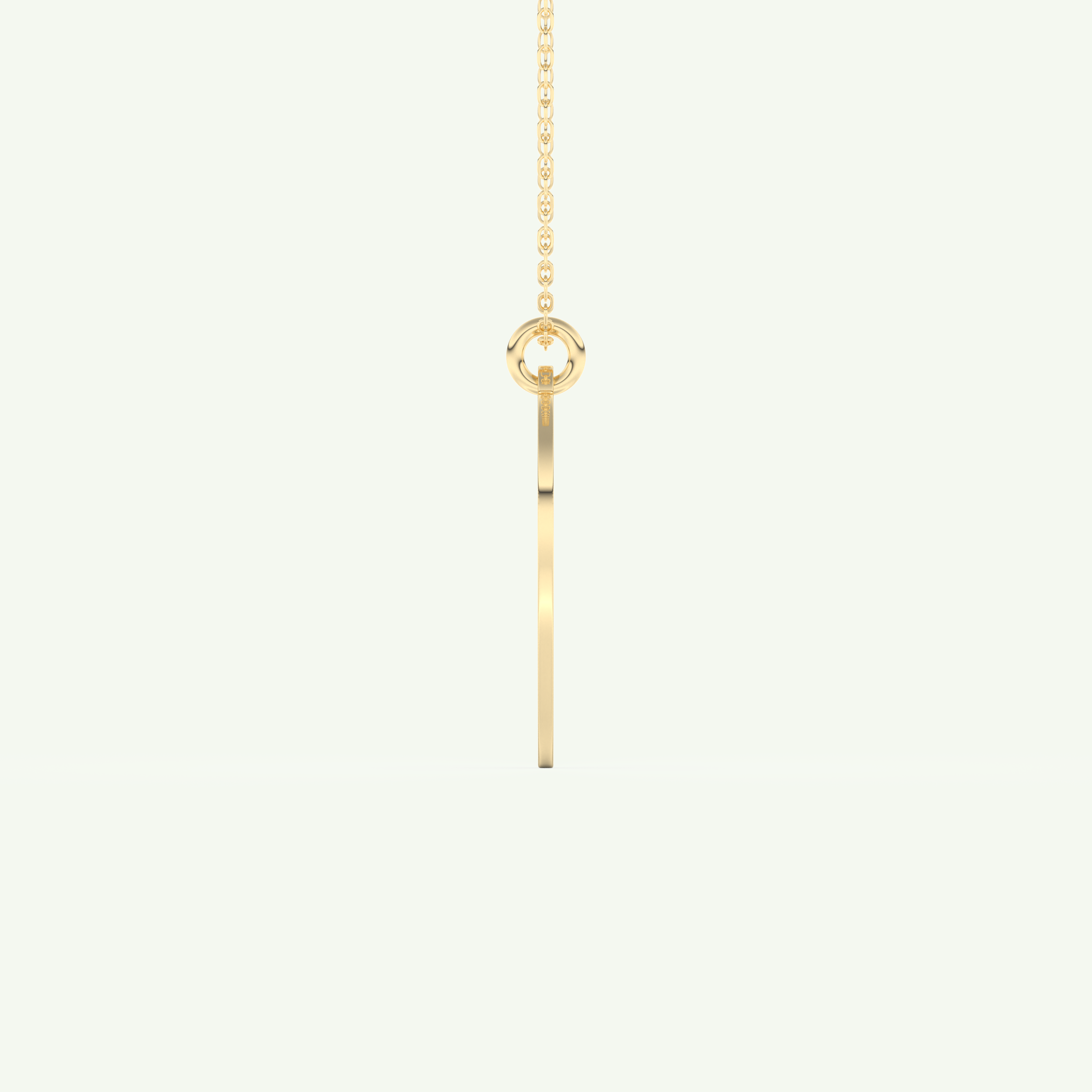 Classic Engravable Pendant Necklace 3