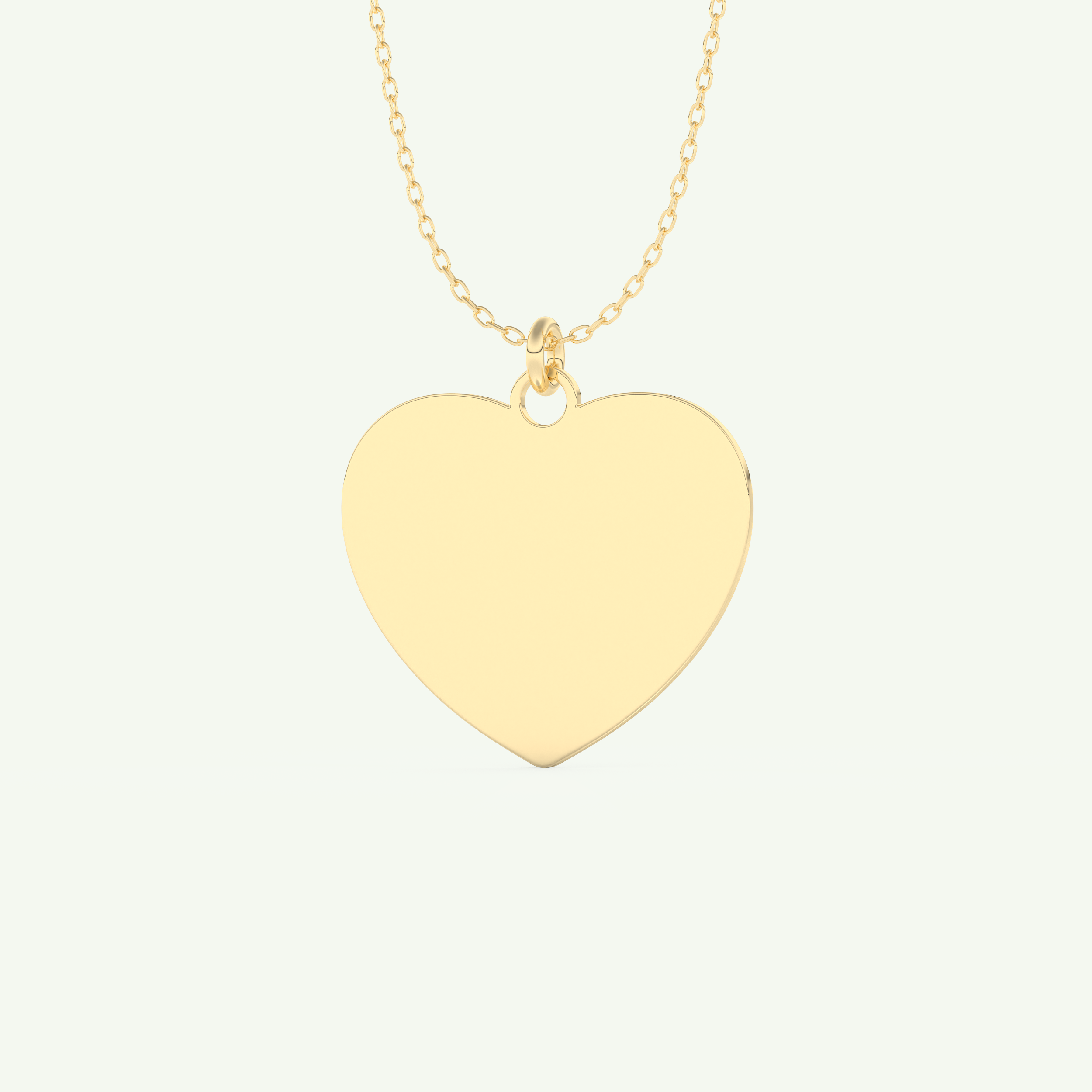 Classic Engravable Pendant Necklace 4