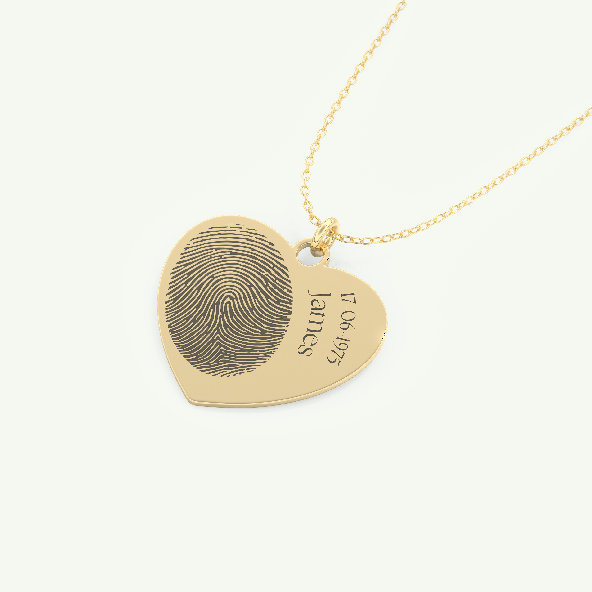 Classic Engravable Pendant Necklace 5