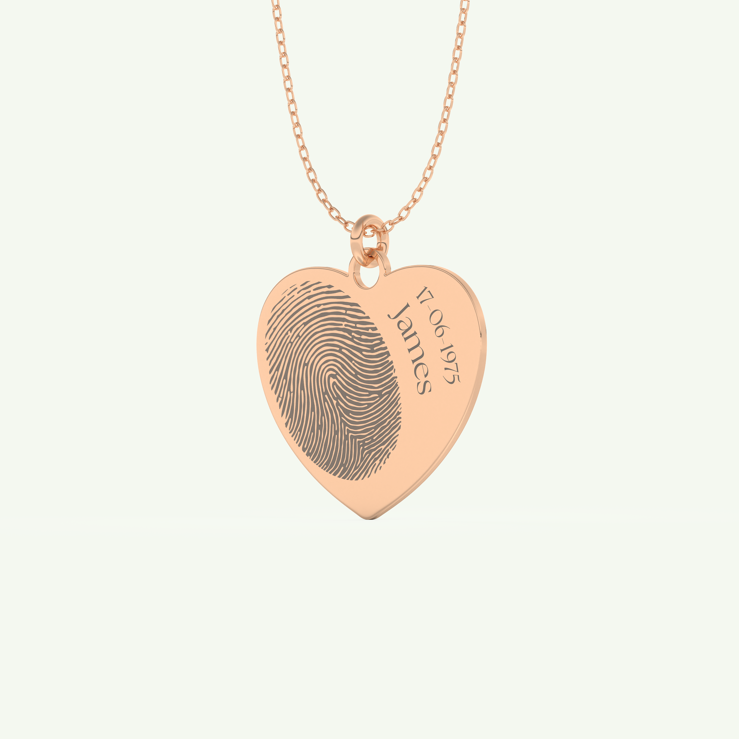 Classic Engravable Pendant Necklace 7