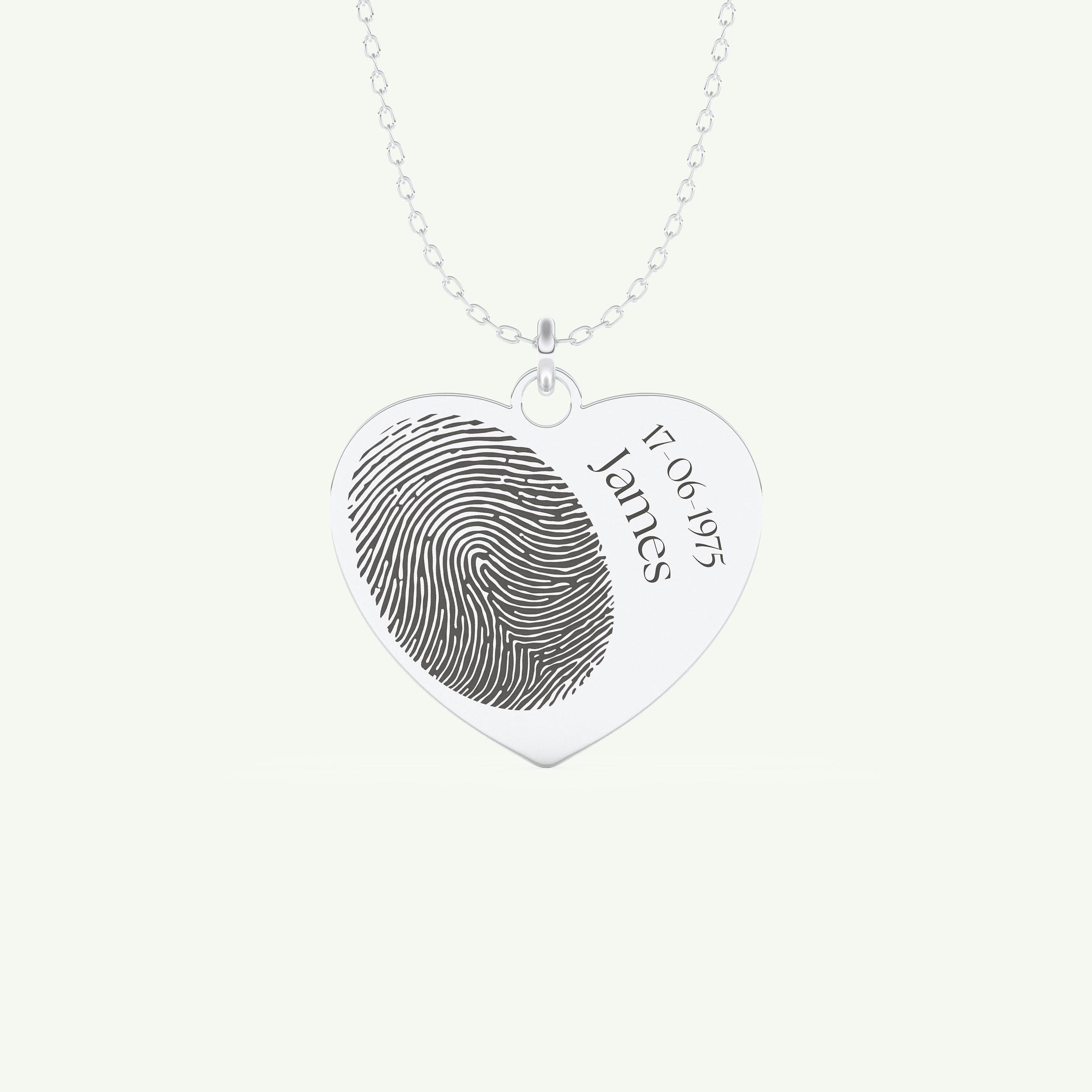 Classic Engravable Pendant Necklace 11
