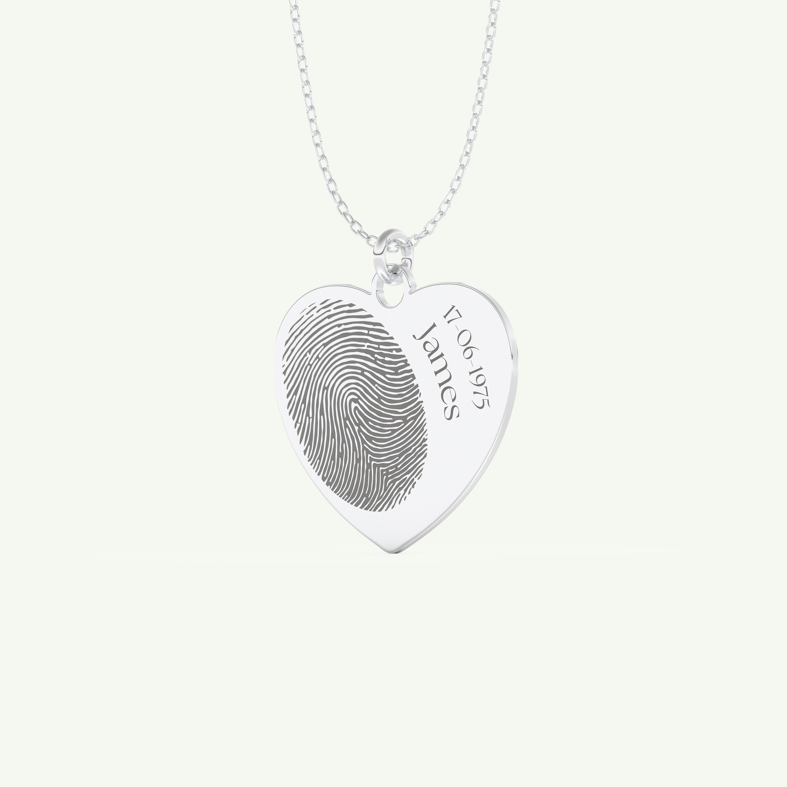 Classic Engravable Pendant Necklace 12