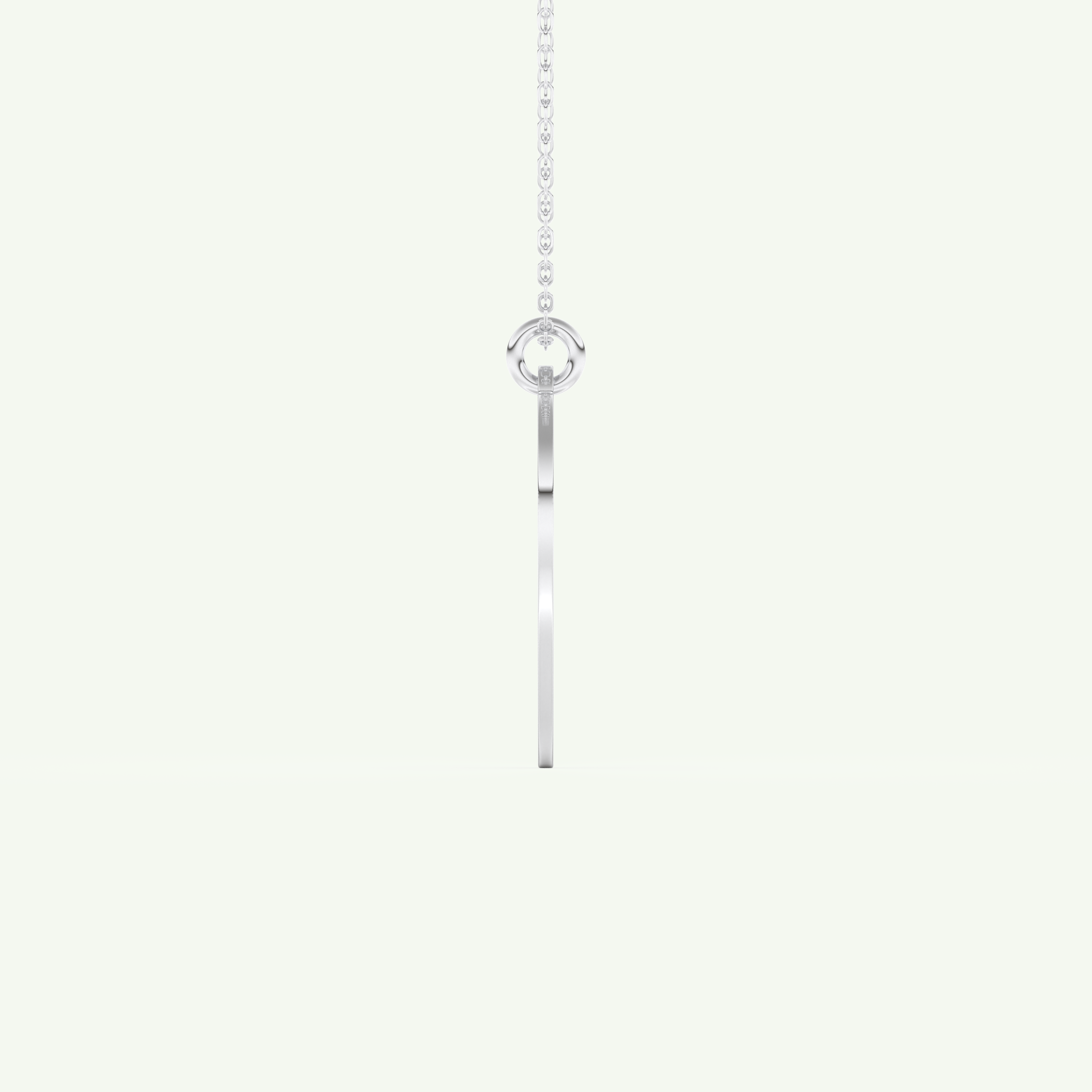 Classic Engravable Pendant Necklace 13