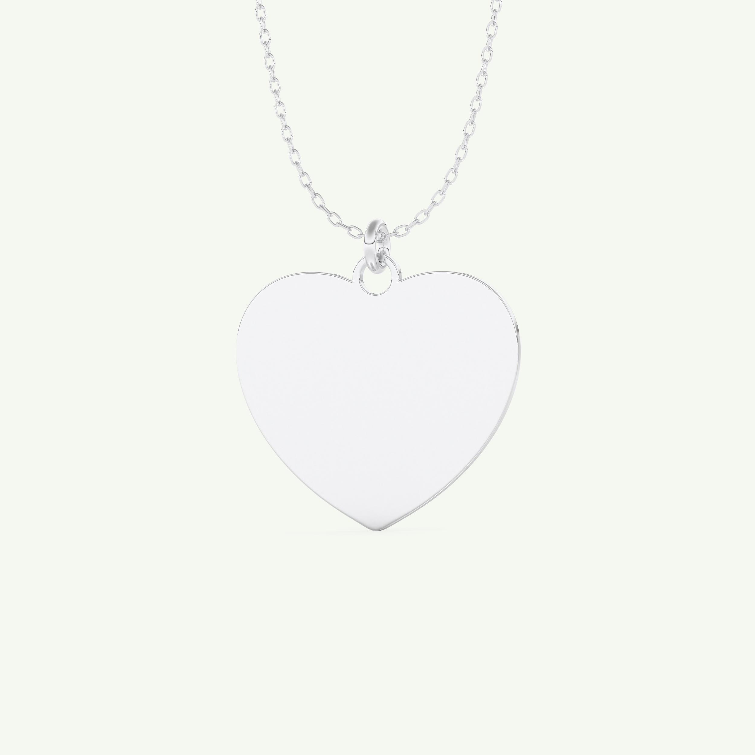 Classic Engravable Pendant Necklace 14