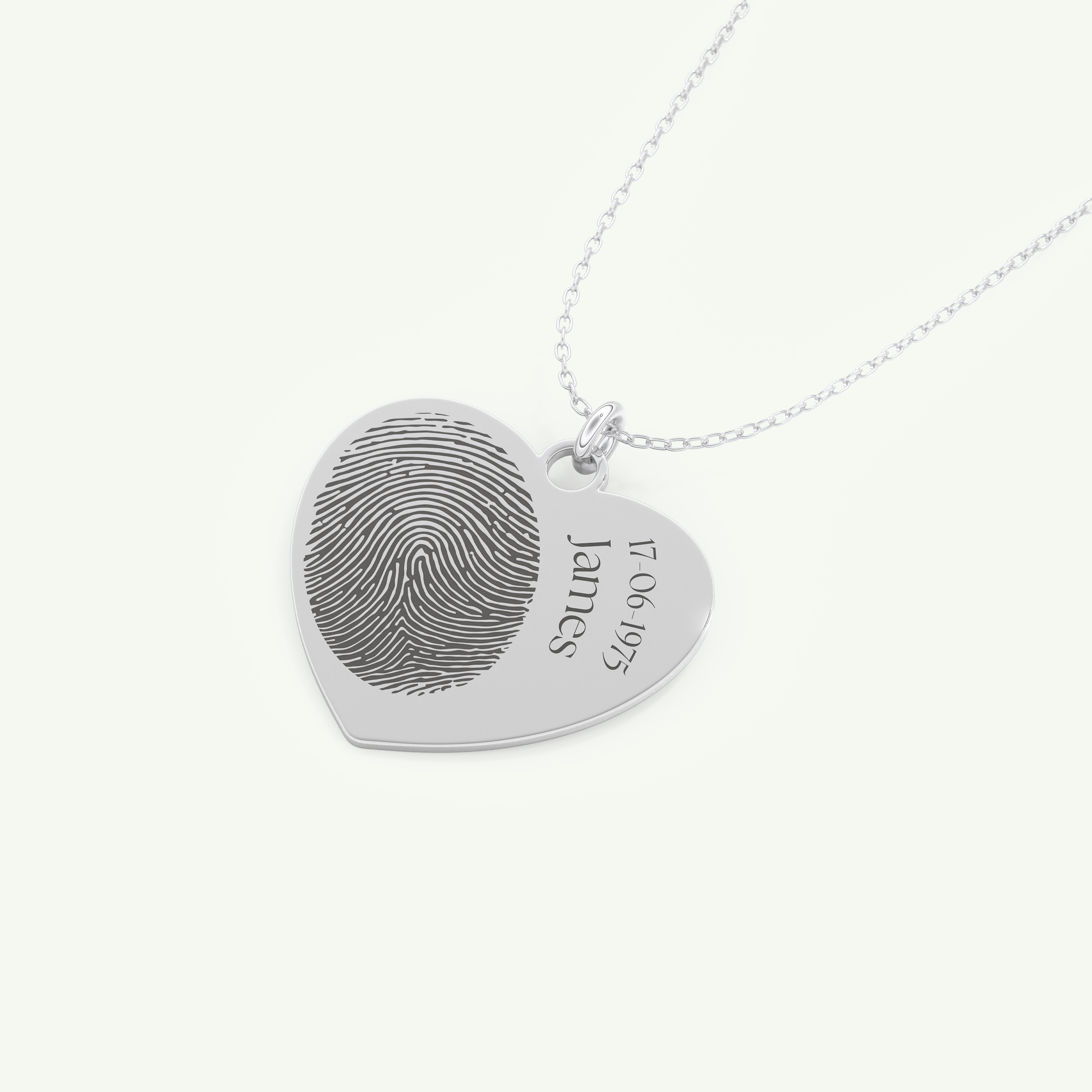 Classic Engravable Pendant Necklace 15
