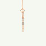 Split Heart Custom Engravable Pendant Necklace
