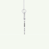 Split Heart Custom Engravable Pendant Necklace