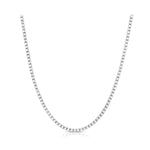 5 TCW Round Lab-Grown Diamond Tennis Necklace For Him 2